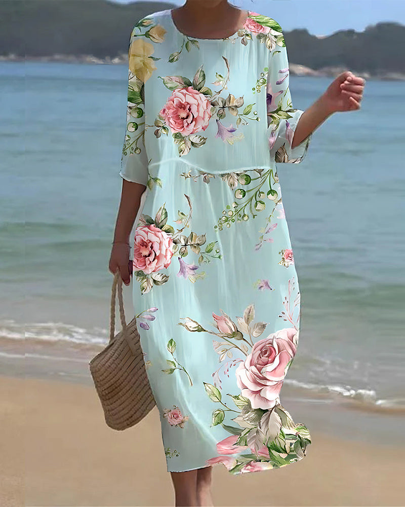 Cliodhna Casual Floral Dress