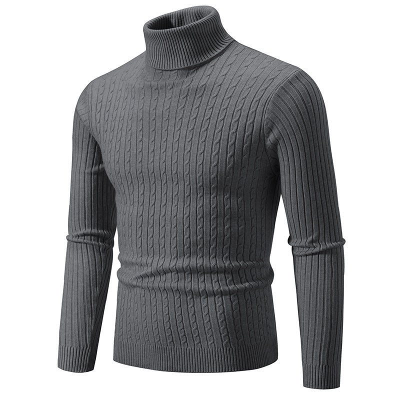 Luca™ | High Collar Casual Sweater