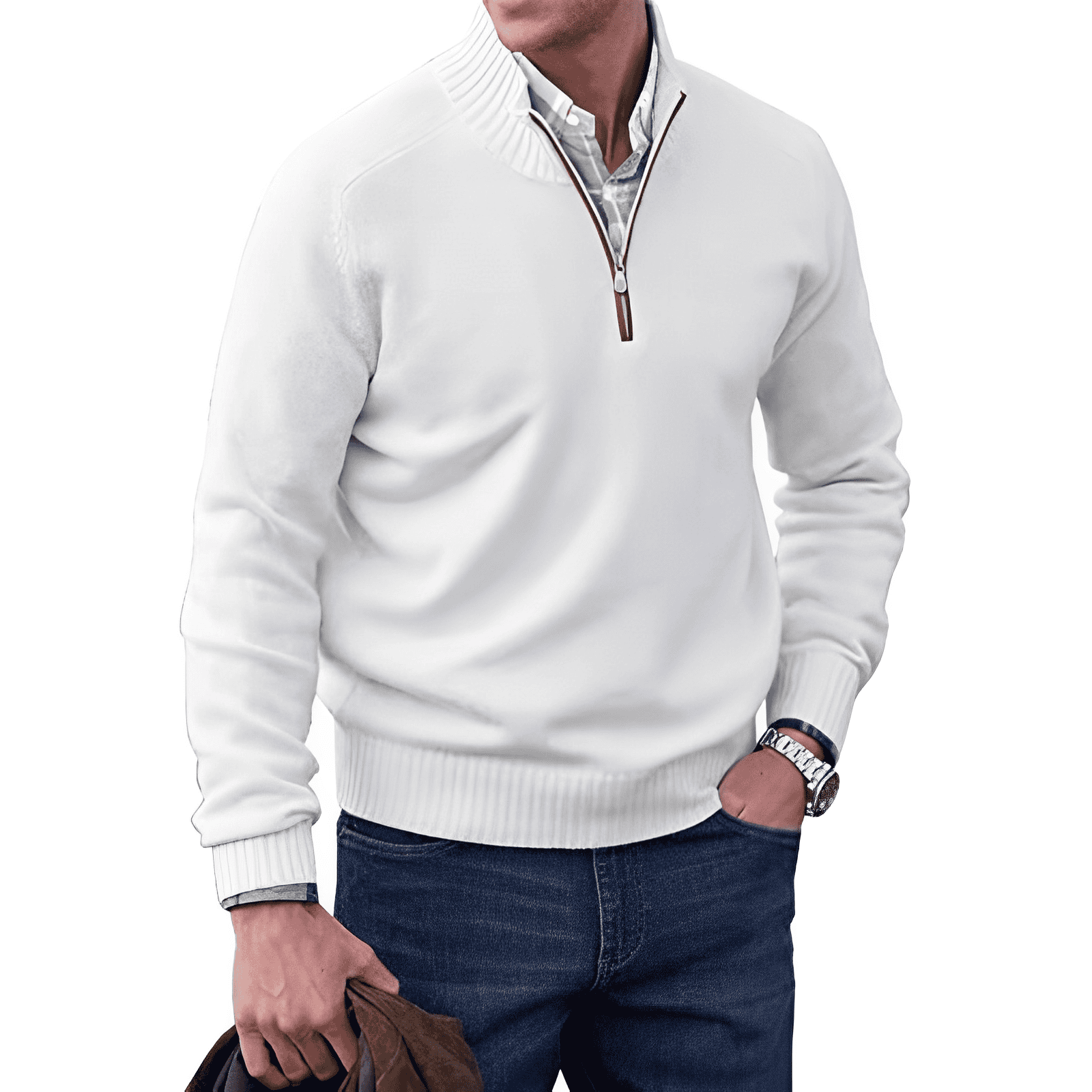 Noah | Quarter-Zip Sweater