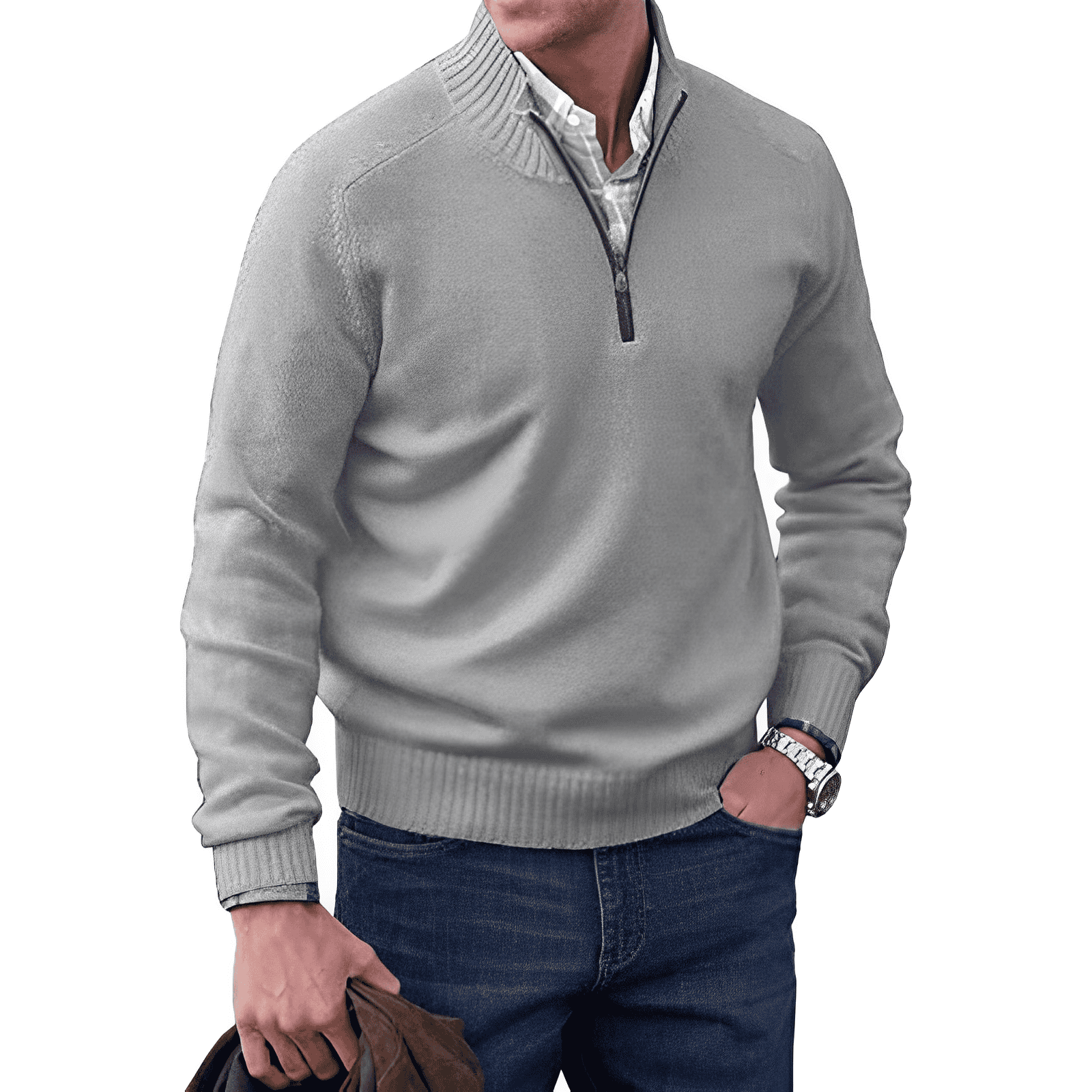 Noah | Quarter-Zip Sweater