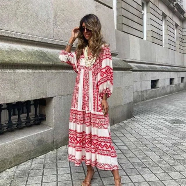 Erin | Boho Maxi Dress