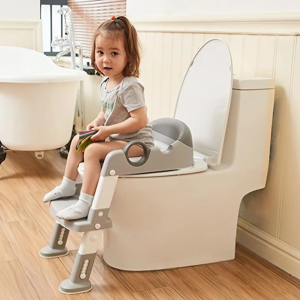 Children's Toilet Seat with Stairs - Independent and Comfortable To the Toilet!