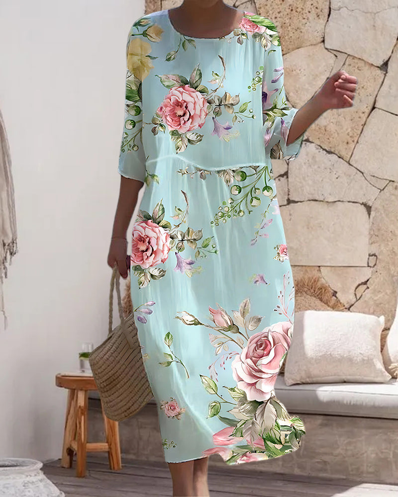 Cliodhna Casual Floral Dress