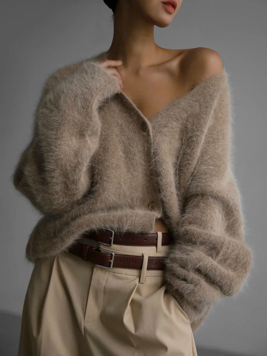 Amber™ | Luxury Plush Cardigan