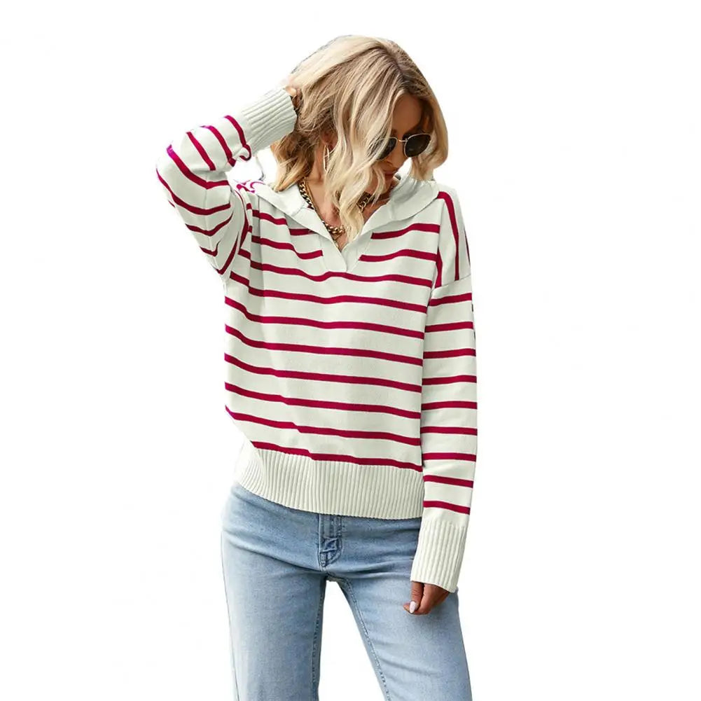 Mila - Striped Knit Sweater