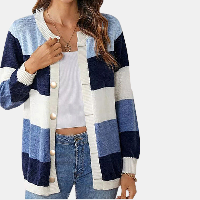 Daisy | Striped Cardigan