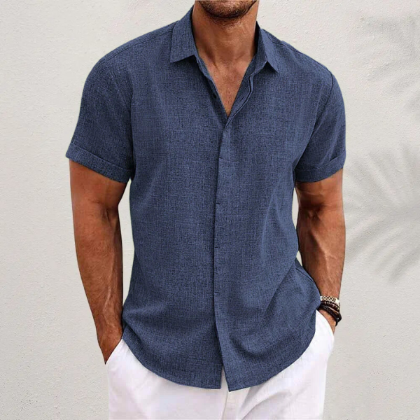 Zach™ Relaxed Cotton-Linen Shirt