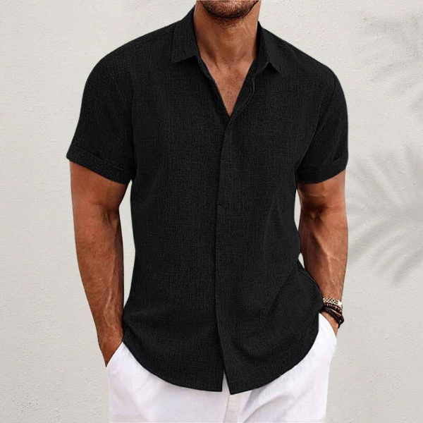 Zach™ Relaxed Cotton-Linen Shirt