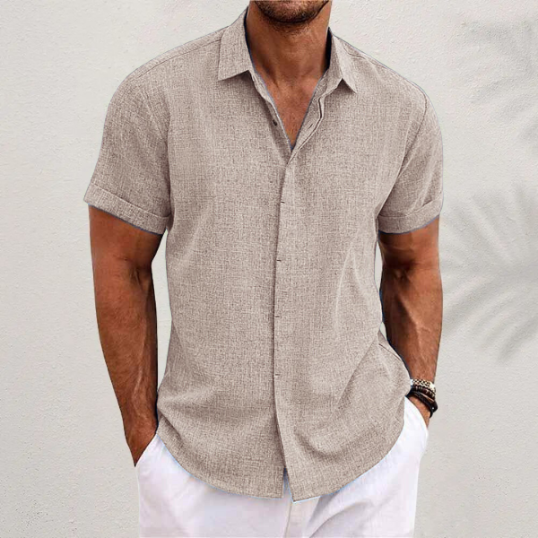 Zach™ Relaxed Cotton-Linen Shirt