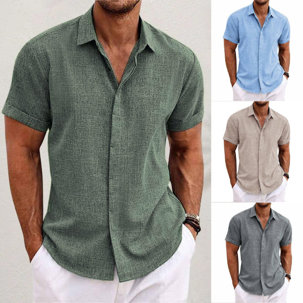 Zach™ Relaxed Cotton-Linen Shirt