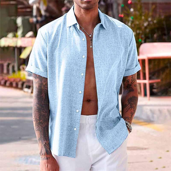 Zach™ Relaxed Cotton-Linen Shirt