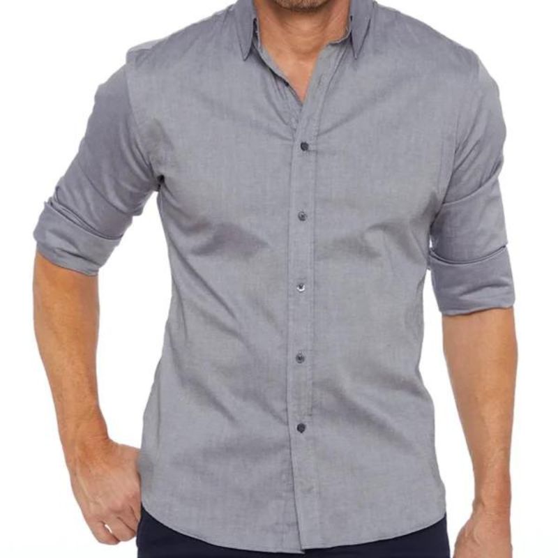 Garret Crease-Free Zip-Up Shirt