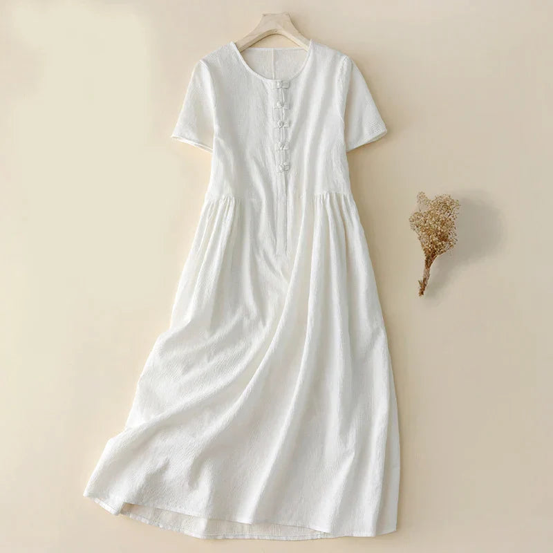 Rose™ Cotton-Linen Dress