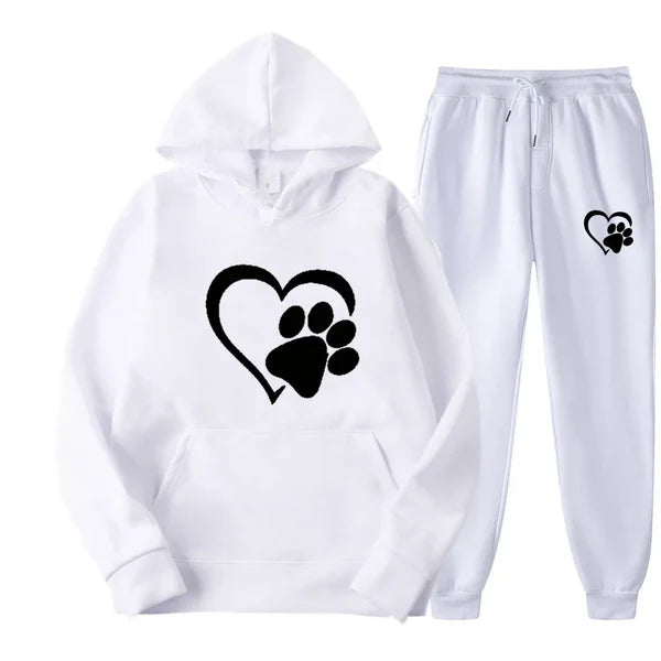 Hooded sweatshirt and trousers, tracksuit set Paw Support™