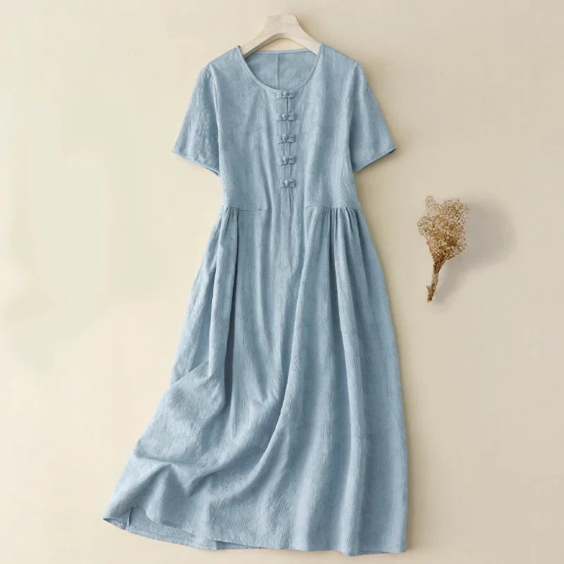 Rose™ Cotton-Linen Dress