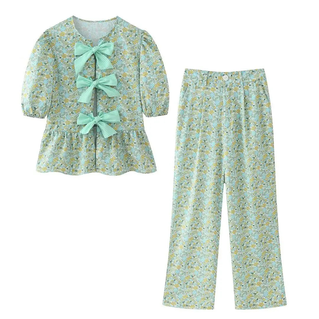 Holly™ Blouse & Trousers Set