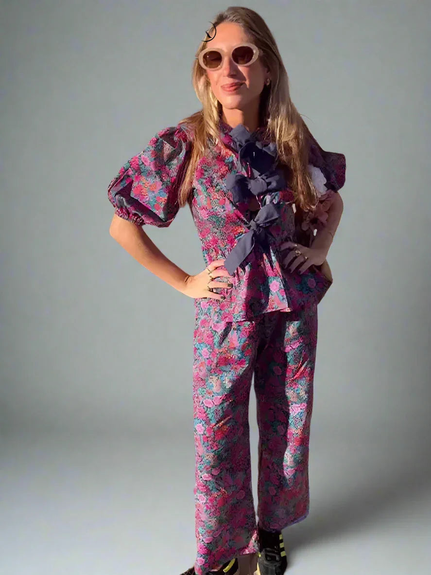 Lucy | Floral Trousers & Top Set