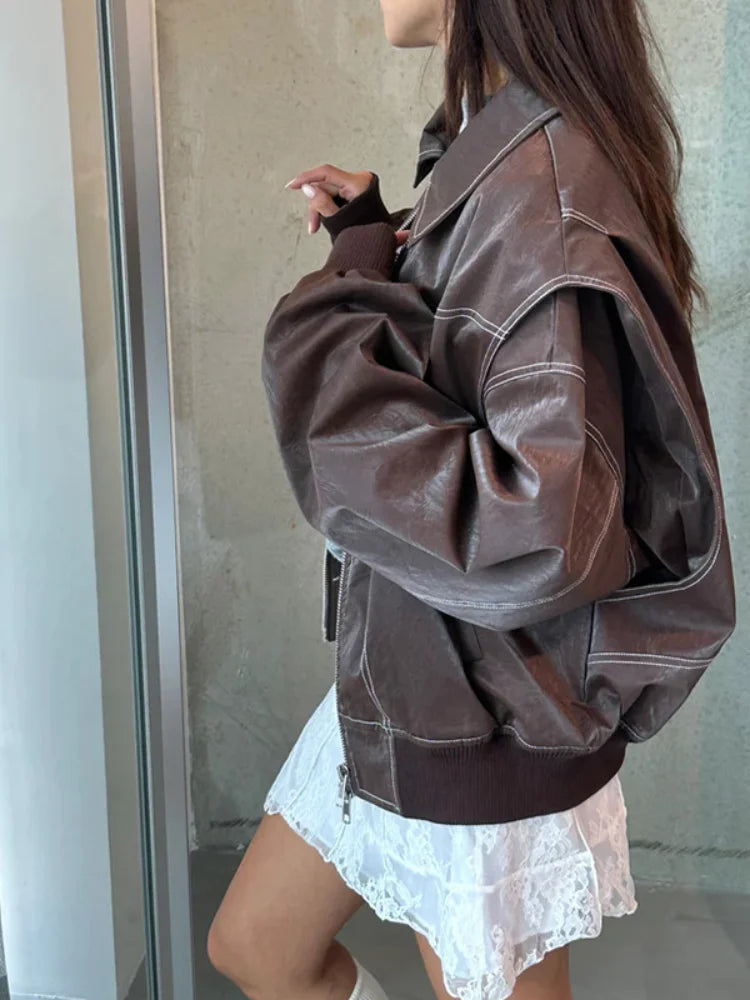 Hazel | Leather Jacket