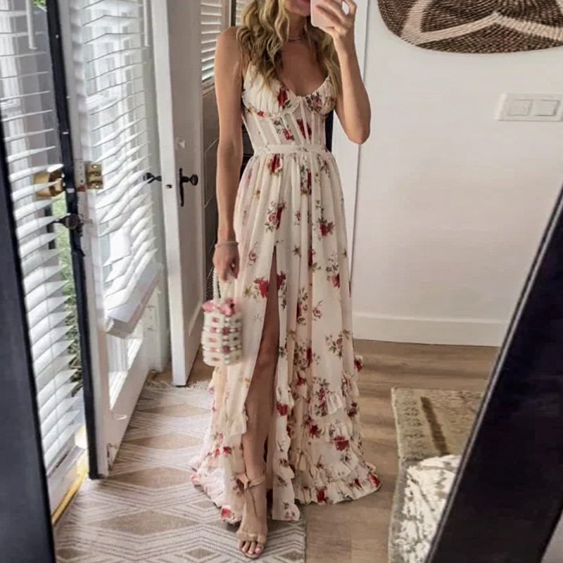 Áine Floral Maxi Dress