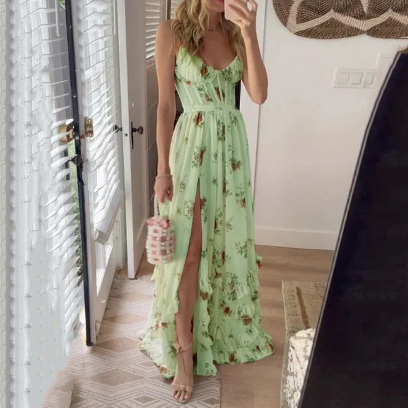 Áine Floral Maxi Dress