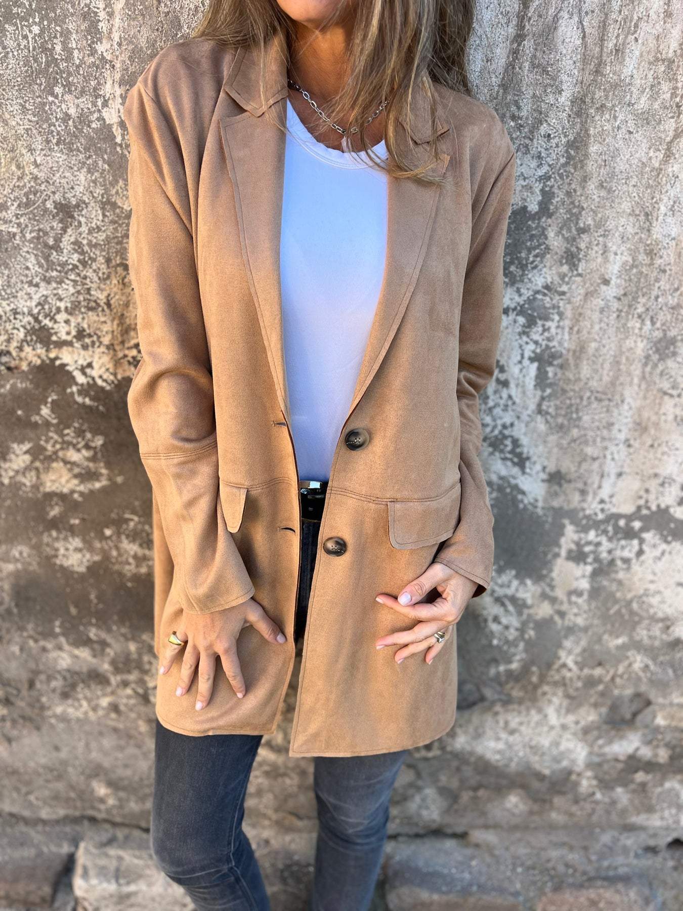 Mila - Lapel Long Cardigan