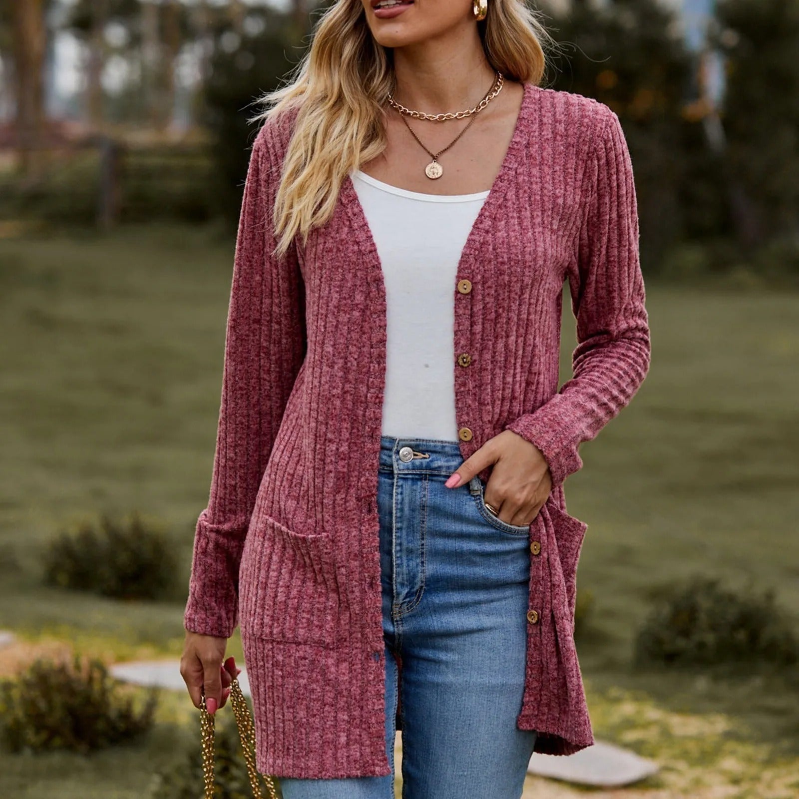 Annie | Ribbed Cosy Cardigan