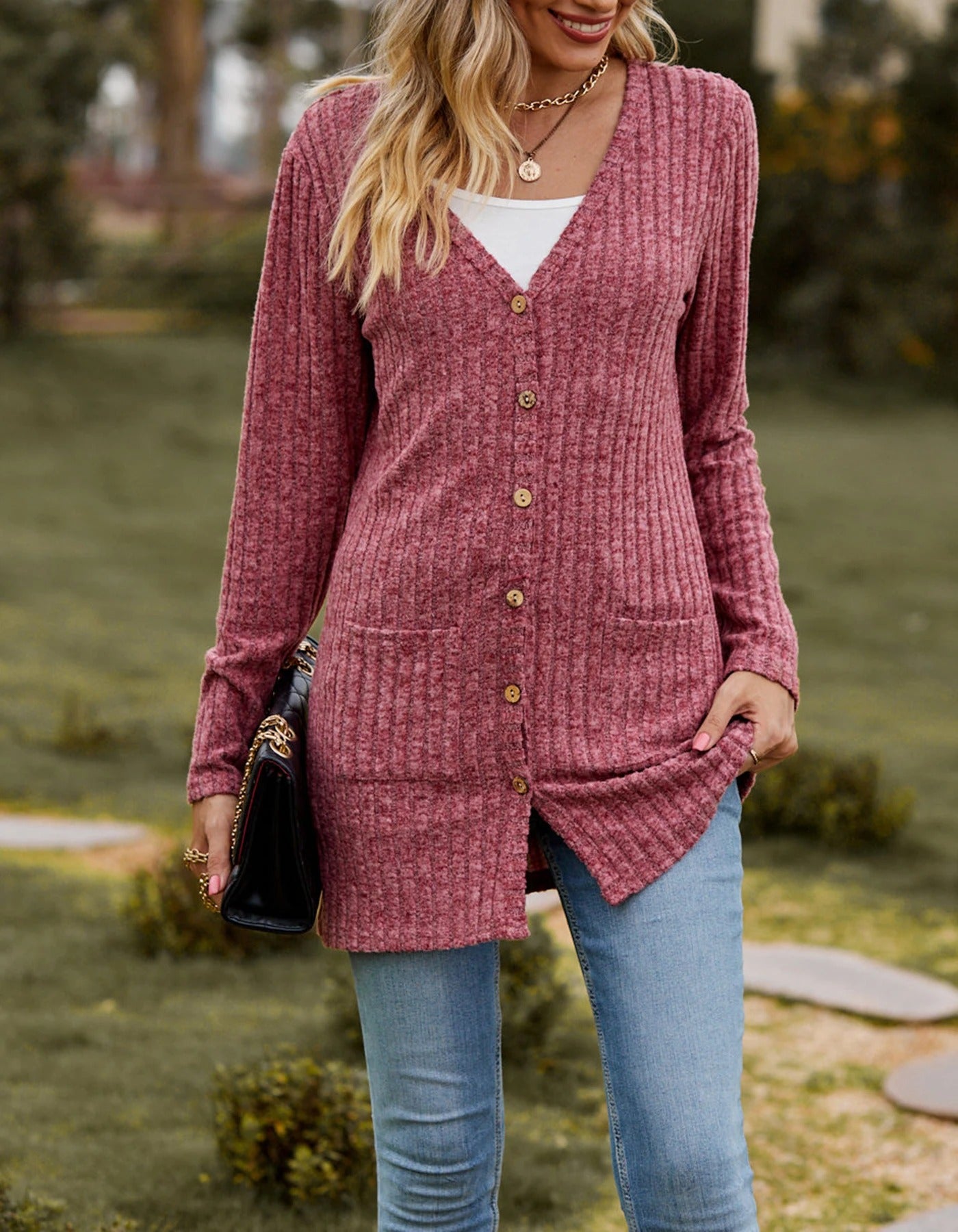 Annie | Ribbed Cosy Cardigan