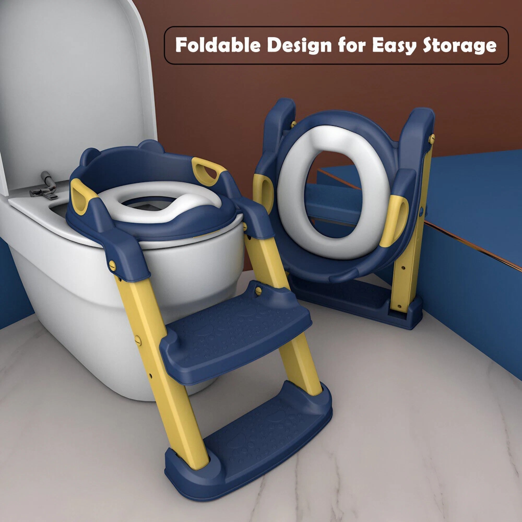 Children's Toilet Seat with Stairs - Independent and Comfortable To the Toilet!