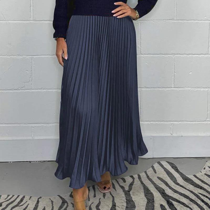 Amelia - Elegant pleated maxi dress